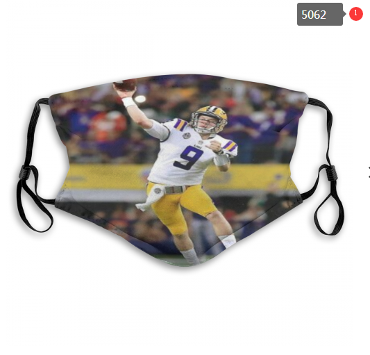NCAA LSU Tigers #8 Dust mask with filter->ncaa dust mask->Sports Accessory